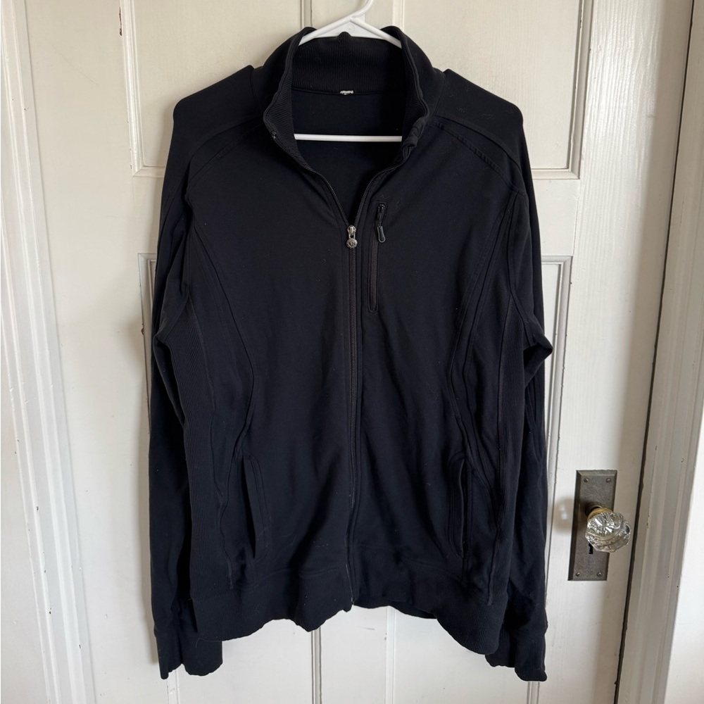 Lululemon‎ men’s black zip up jacket size large